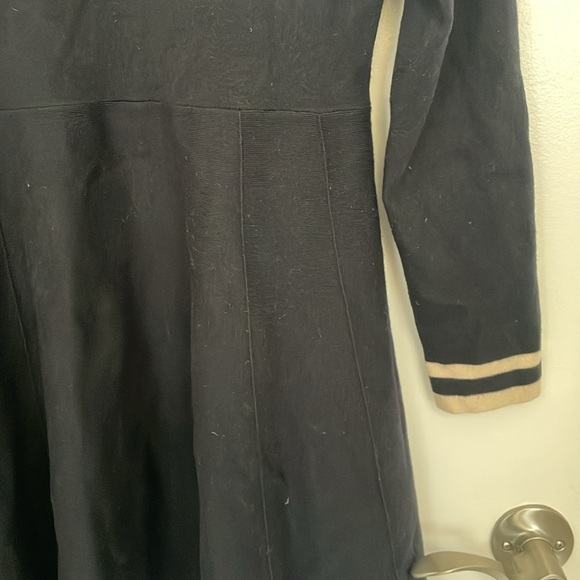 Ports- button sweater military midi dress - Picture 3 of 6